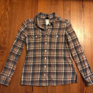 Patagonia Flannel Brown/Blue Size 4